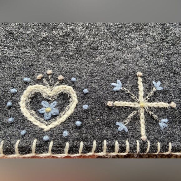 Vintage Marisa Christina 100% Wool Women’s Charcoal Gray Vest Size Medium - Picture 7 of 11